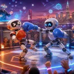 Robôs no ringue lutam para acelerar a inteligência artificial