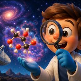 Molécula de açúcar encontrada no espaço pode ajudar a explicar a origem da vida